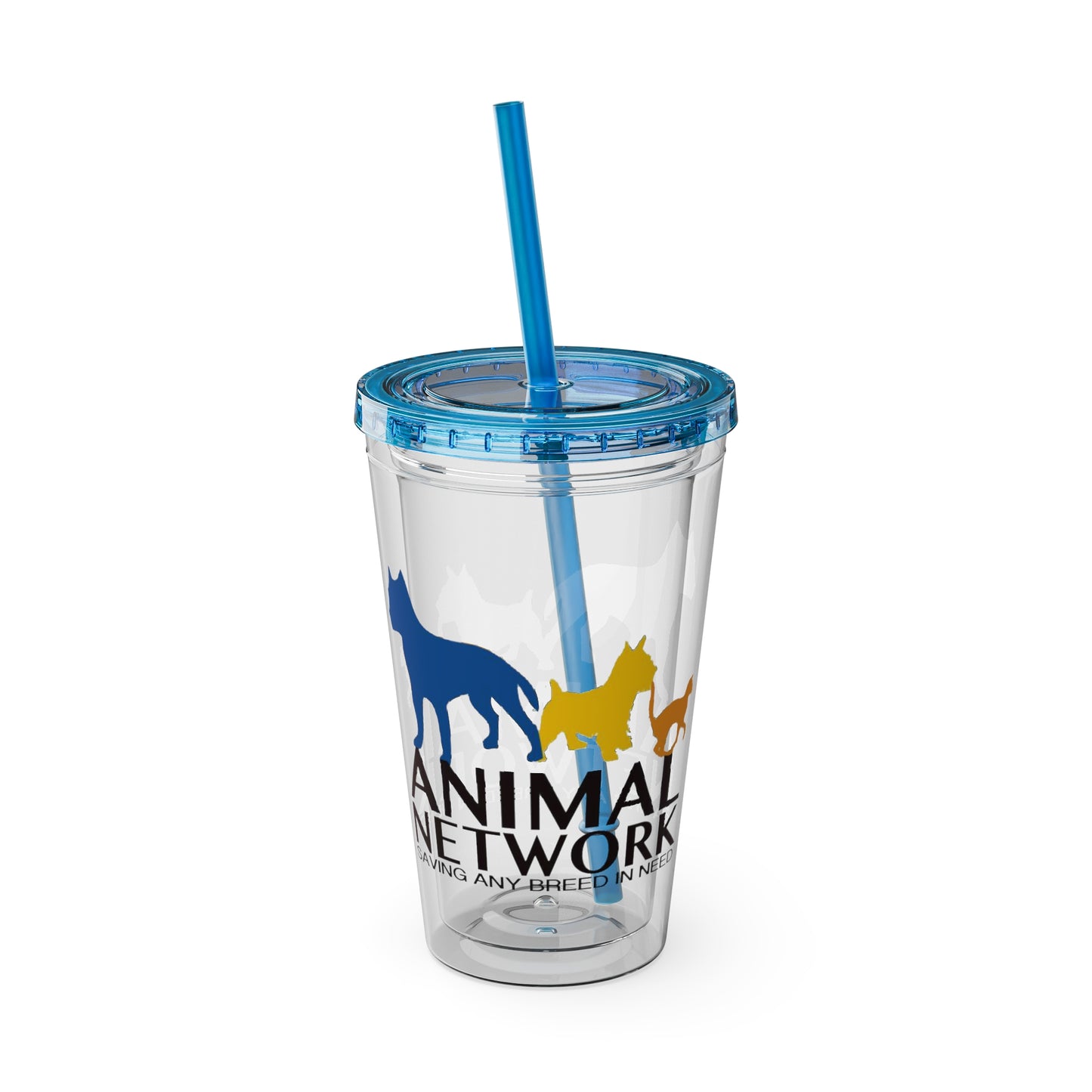 Sunsplash Tumbler with Straw, 16oz