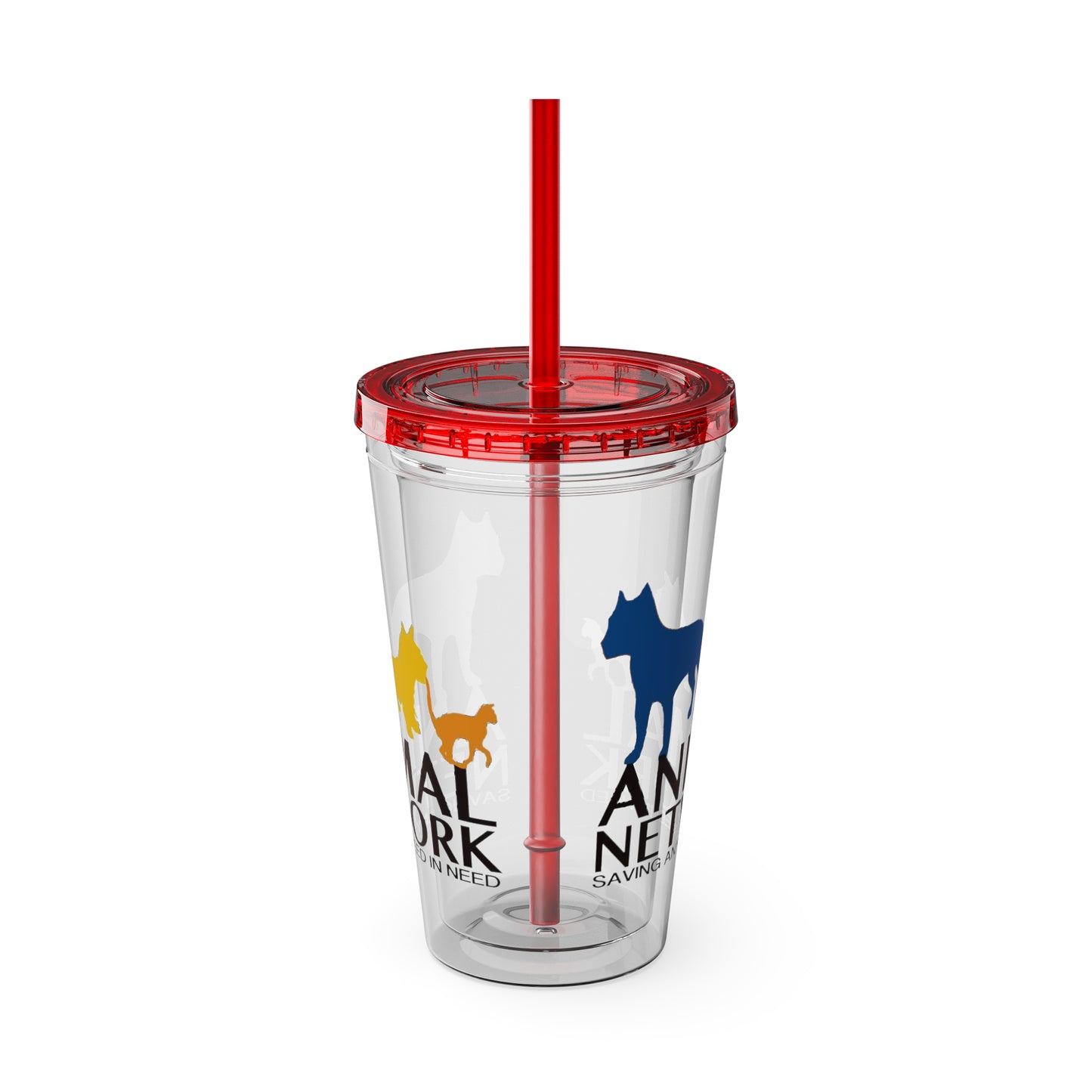 Sunsplash Tumbler with Straw, 16oz