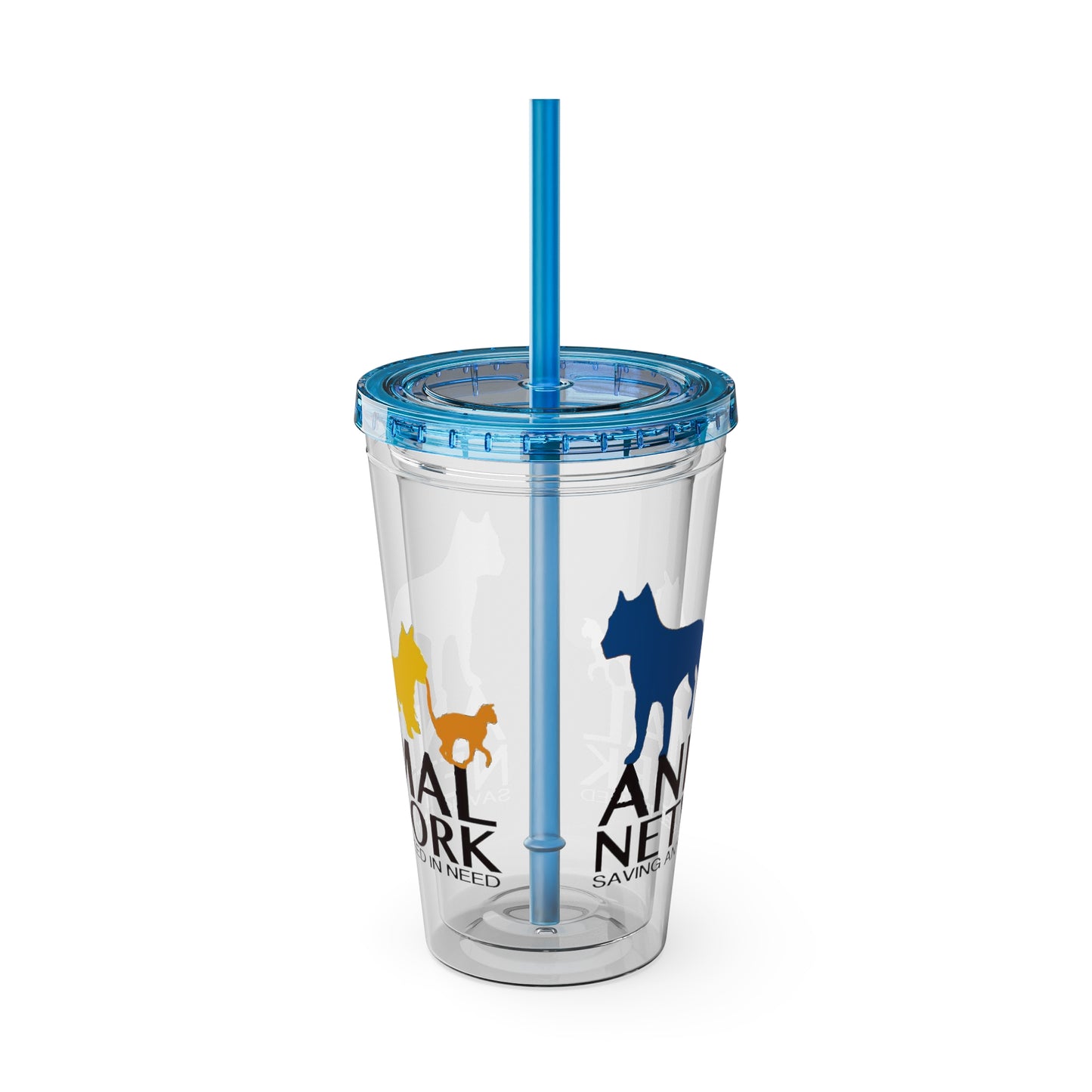 Sunsplash Tumbler with Straw, 16oz