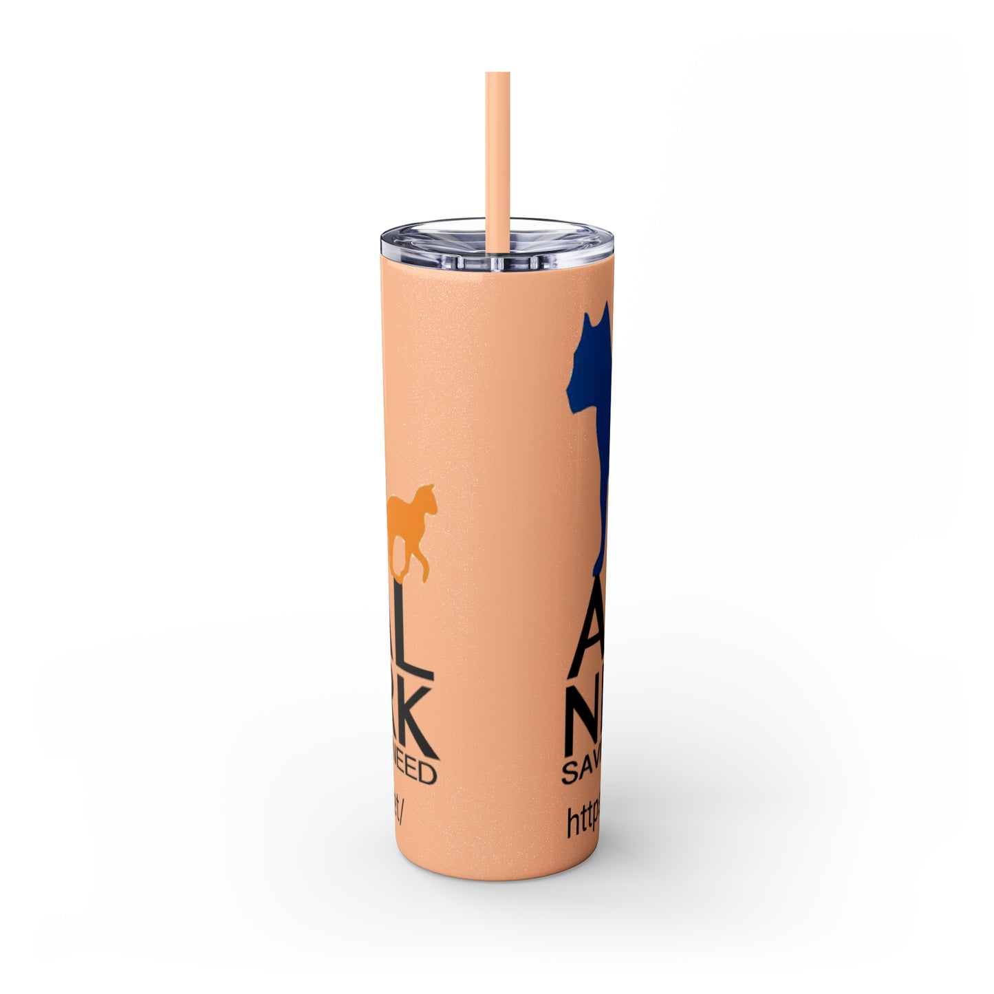 Skinny Tumbler with Straw, 20oz