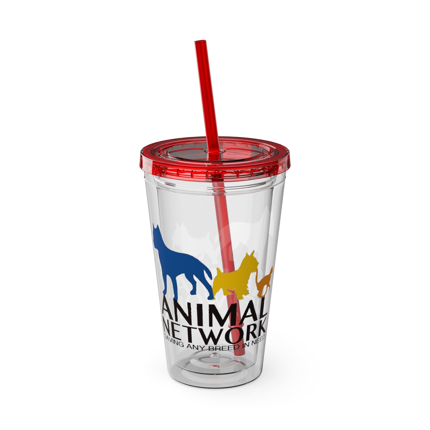 Sunsplash Tumbler with Straw, 16oz