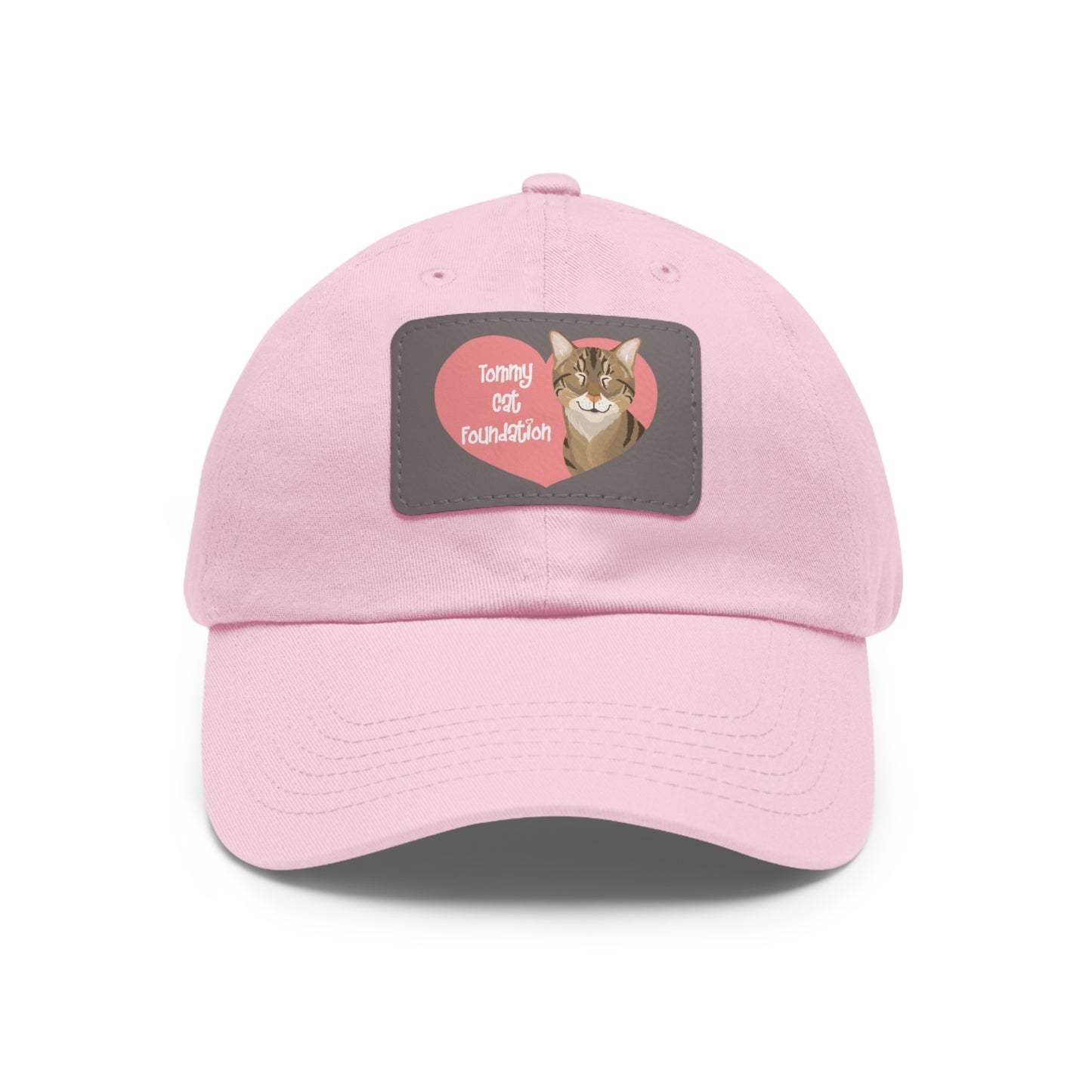 Dad Hat with Leather Patch (Rectangle)