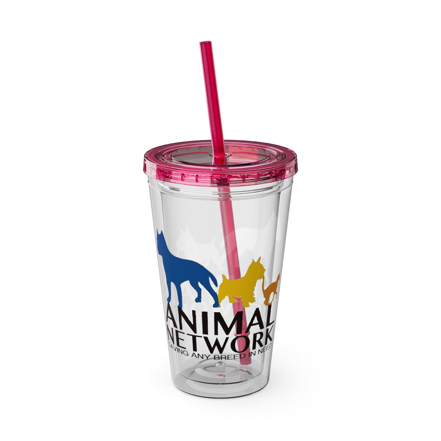 Sunsplash Tumbler with Straw, 16oz